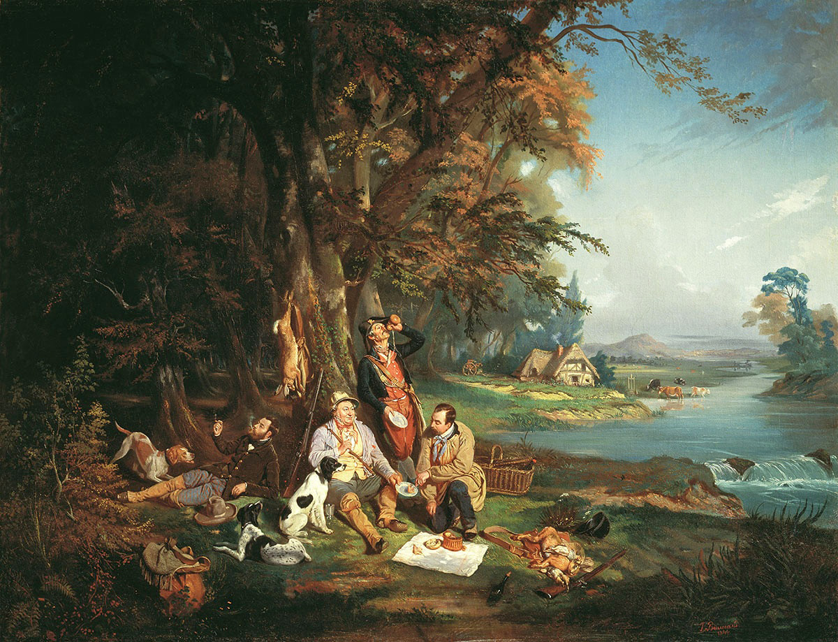 hunters on a rest